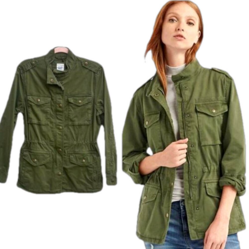 GAP Classic army olive green utility jacket / coat